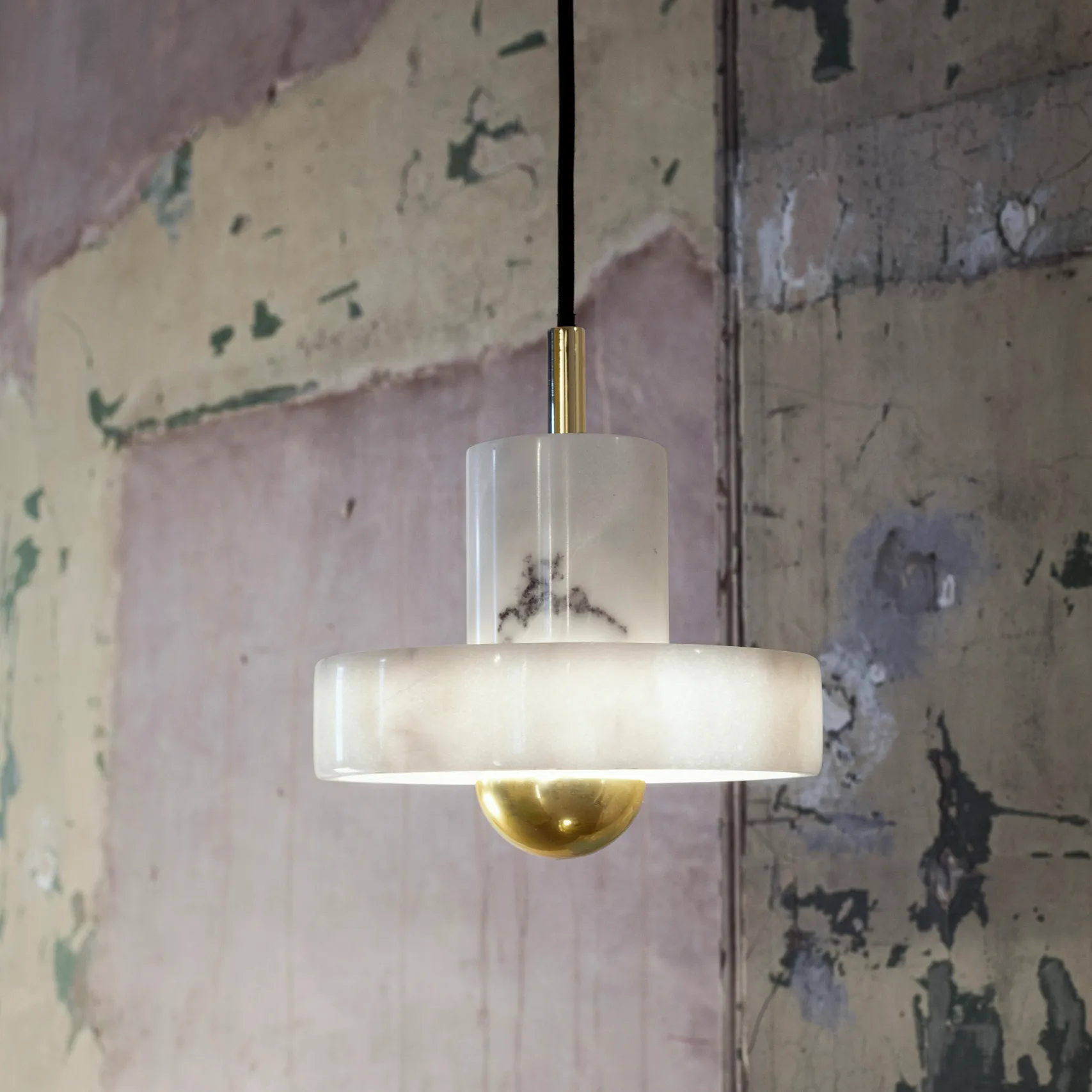 Stone pendel, Hvid marmor Tom Dixon