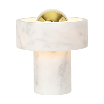 Stone Portable LED-bordlampe 28 cm - Marble-gold - Tom Dixon
