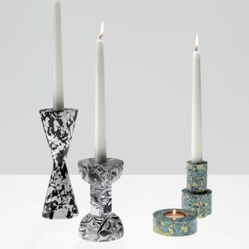 Swirl Cone lysestage - Sort-hvid - Tom Dixon