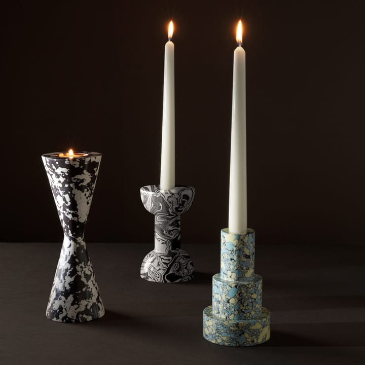 Swirl Cone lysestage - Sort-hvid - Tom Dixon