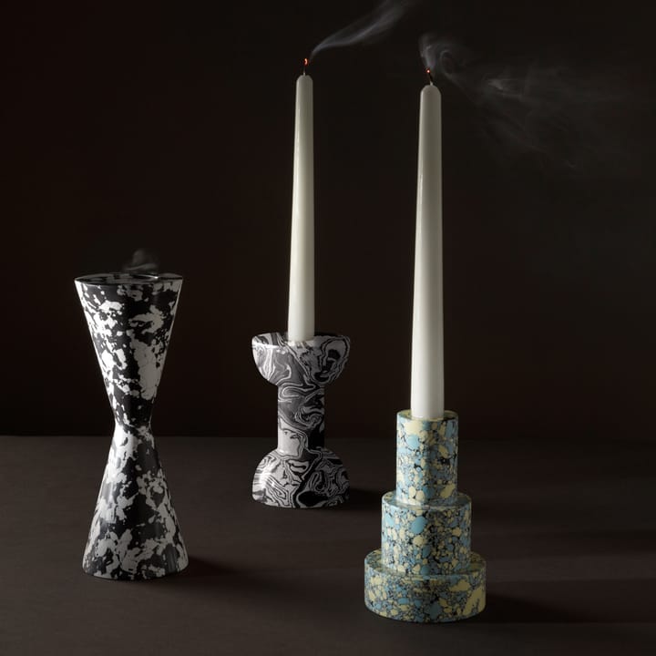 Swirl Cone lysestage - Sort-hvid - Tom Dixon