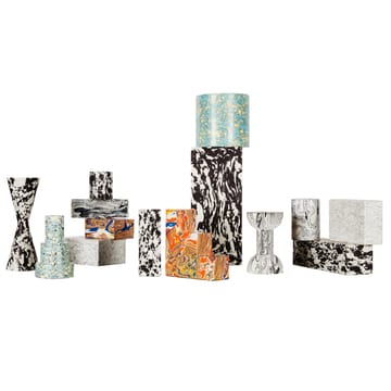 Swirl Dumbbell lysestage - Sort-hvid - Tom Dixon