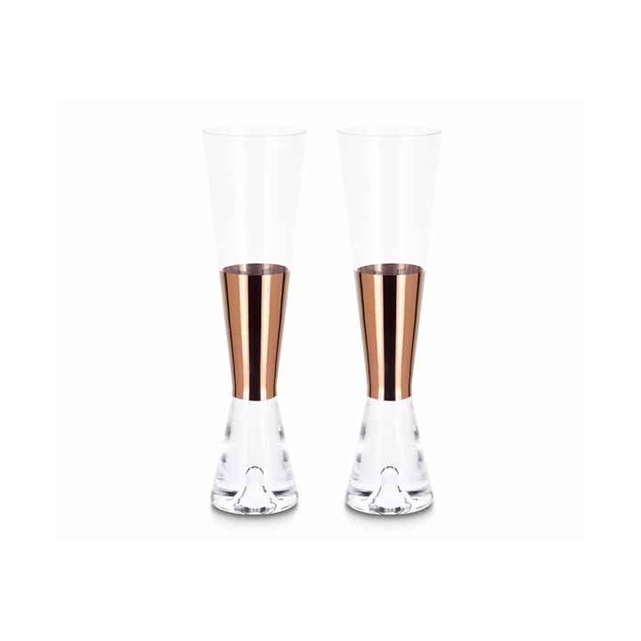 Tank champagneglas 2-pak - Kobber - Tom Dixon