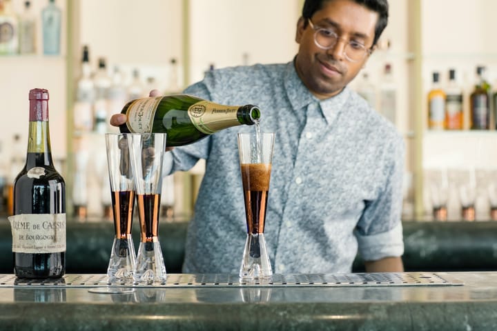 Tank champagneglas 2-pak, Kobber Tom Dixon