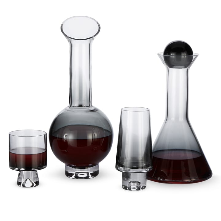 Tank glas høje 2-pak, Sort Tom Dixon