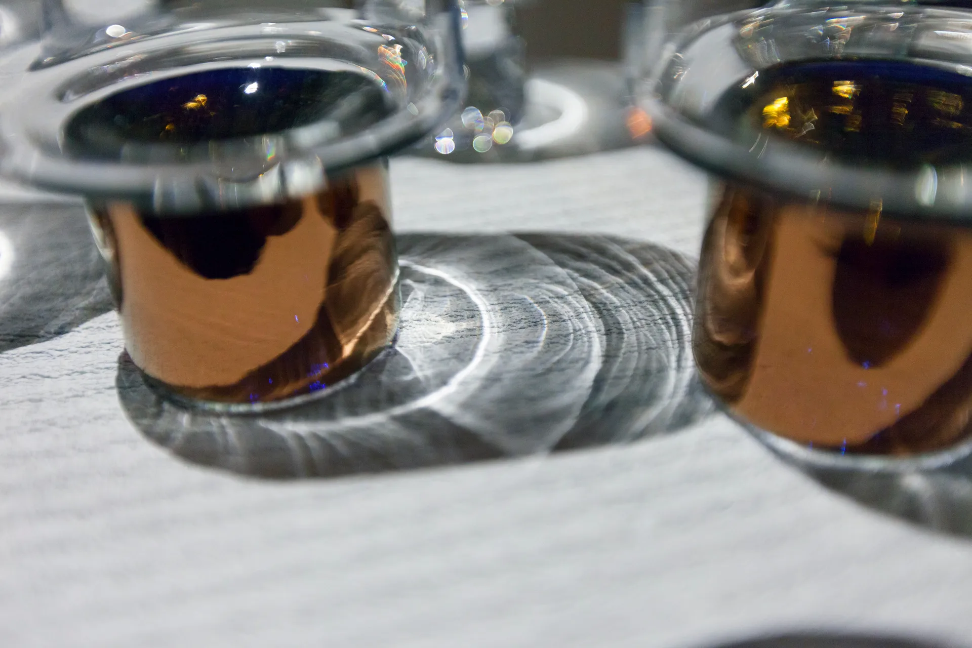 Tank High Ball drikkeglas 38 cl 2-pak, Clear-copper Tom Dixon