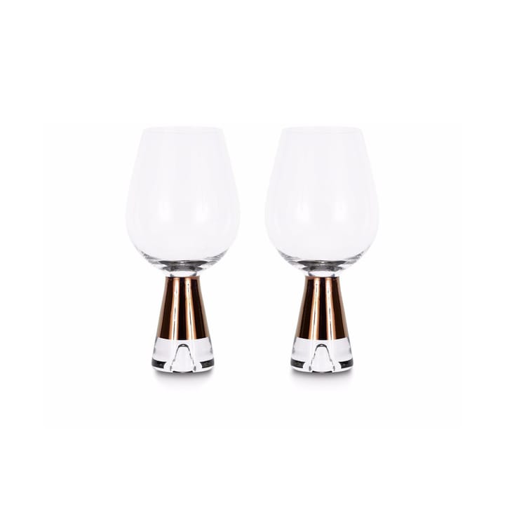 Tank vinglas 2-pak - Kobber - Tom Dixon