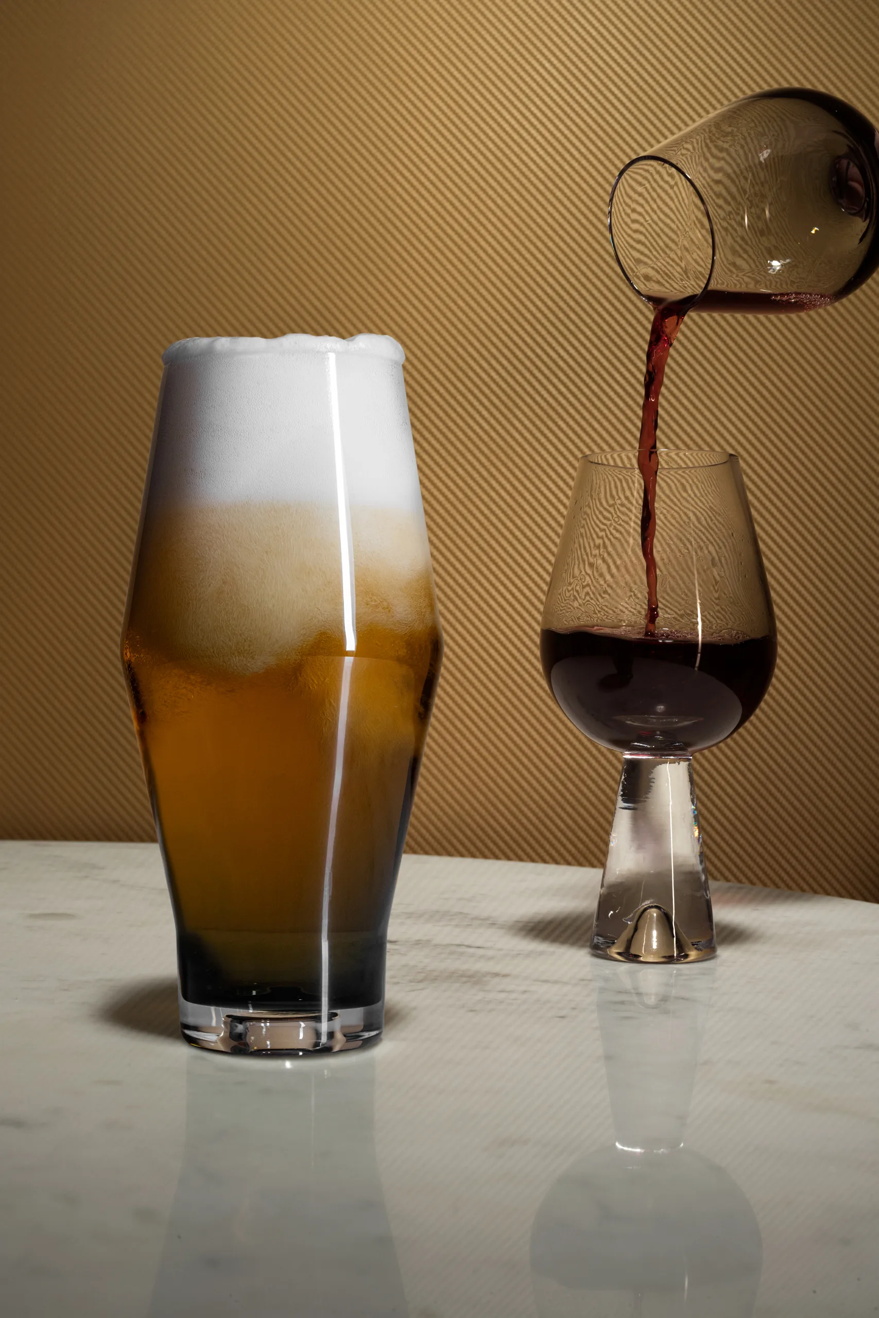 Tank vinglas 2-pak, Sort Tom Dixon