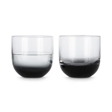 Tank whiskyglas 2-pak - Sort - Tom Dixon