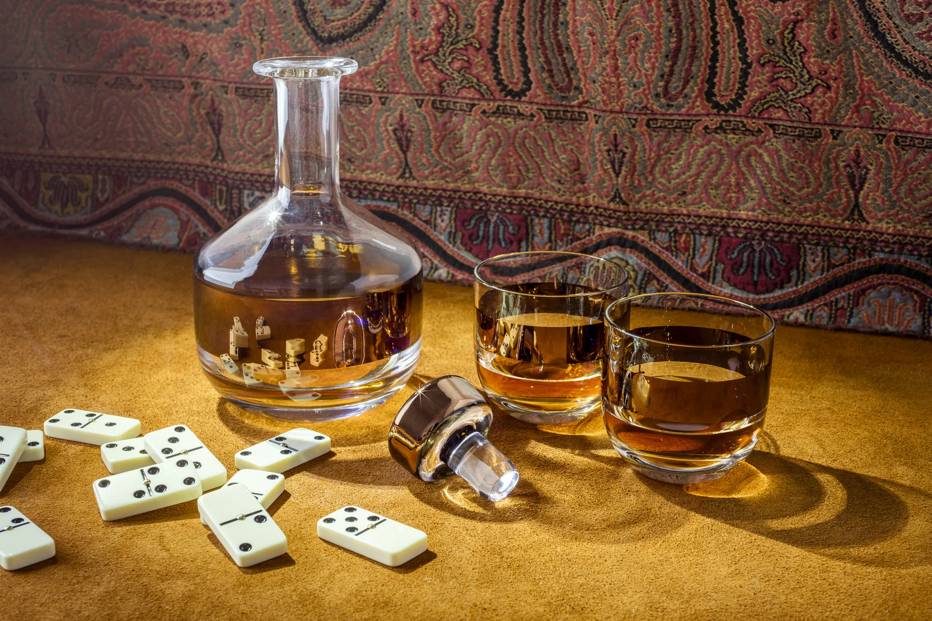 Tank whiskyglas 30 cl 2-pak, Clear-copper Tom Dixon