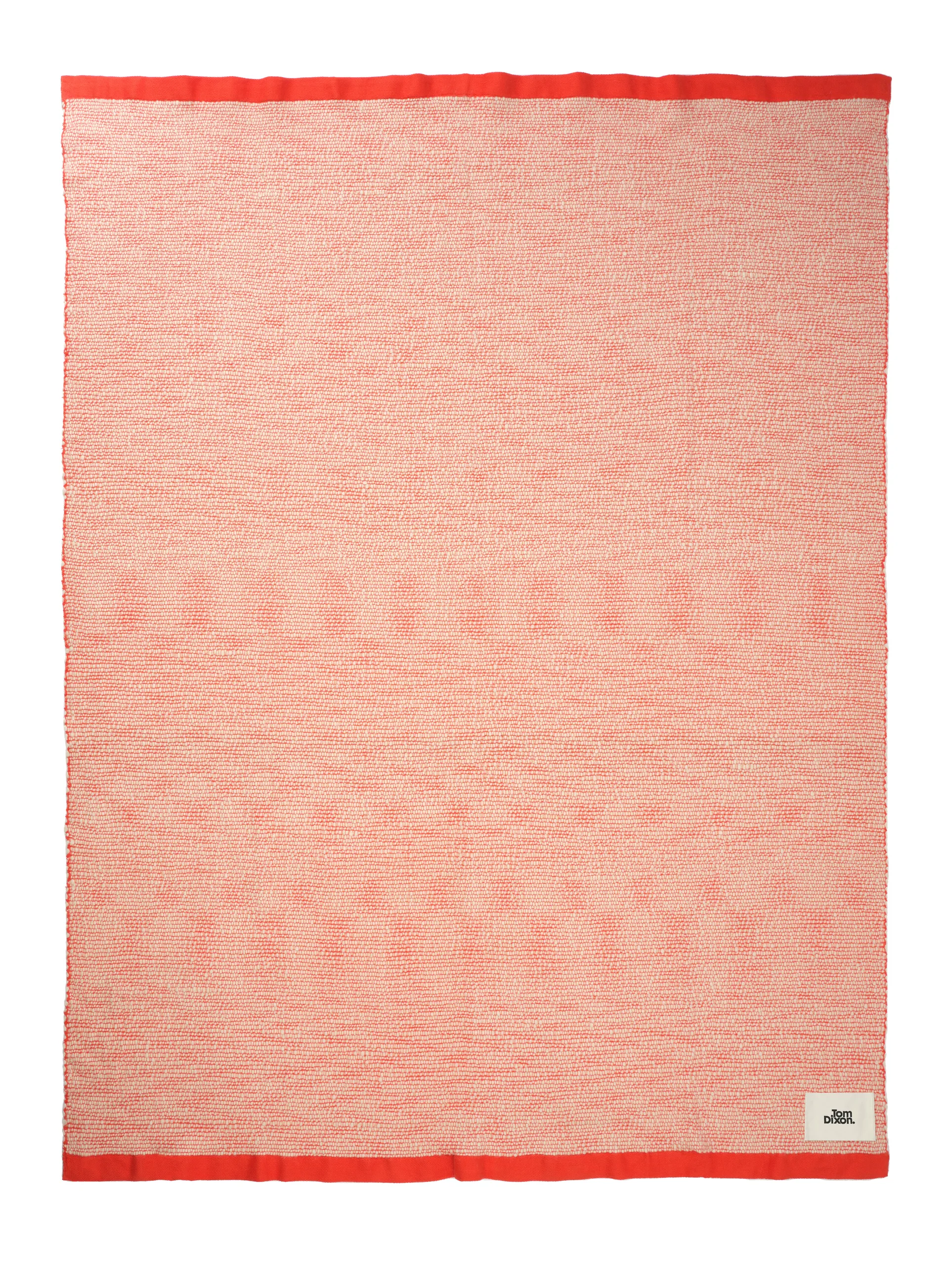 Thread plaid 140 x 180 cm, Orange & White Tom Dixon