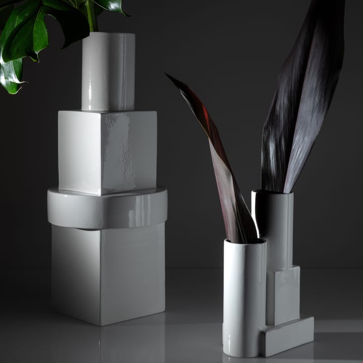 Tom Dixon Block Vase, stor - Hvid - Tom Dixon