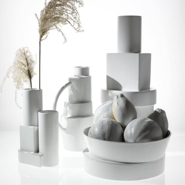 Tom Dixon Block Vase, stor - Hvid - Tom Dixon