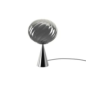 Whirl cone fat bordlampe - Silver - Tom Dixon