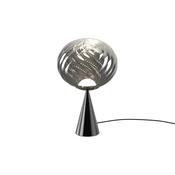 Whirl cone fat bordlampe - Silver - Tom Dixon