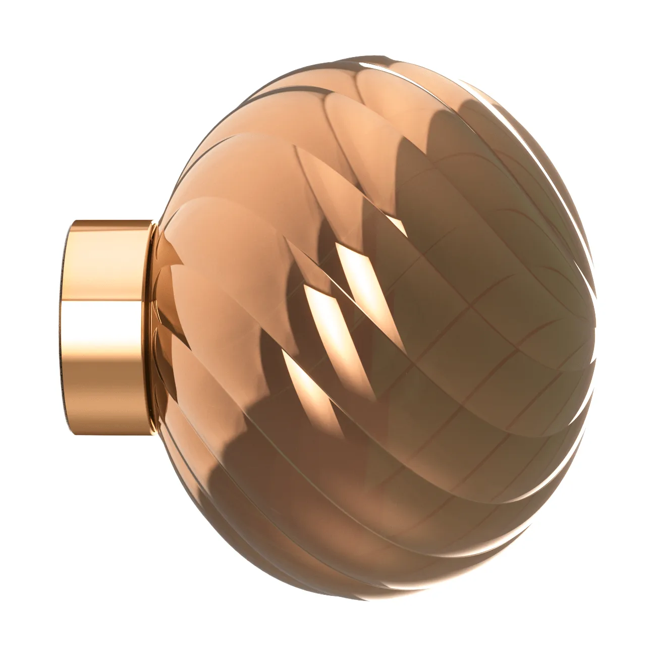 Whirl væglampe Ø30 cm, Copper Tom Dixon