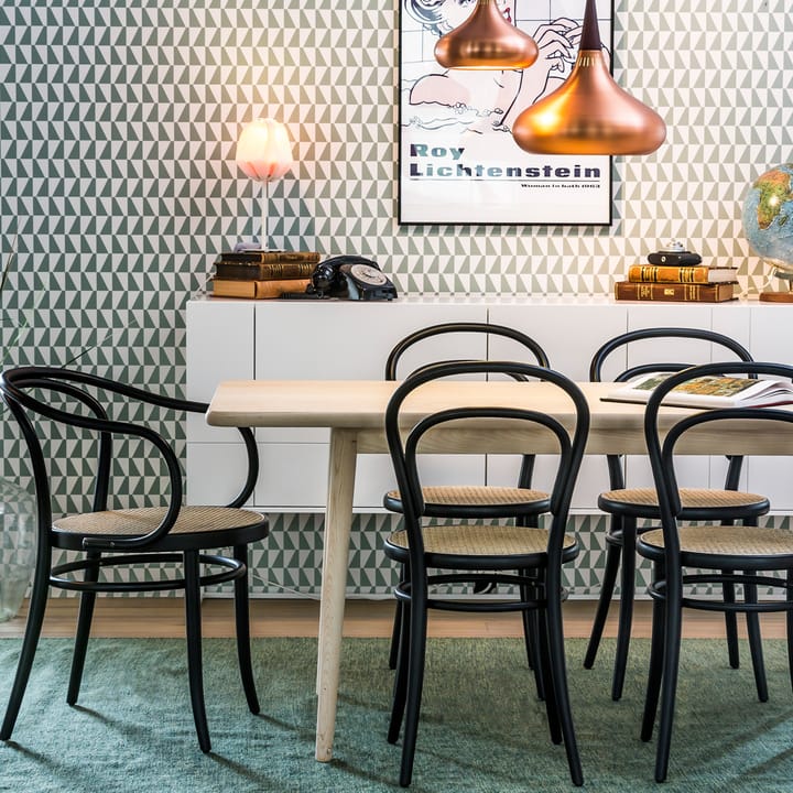 Ton no.30 karmstol rattansæde, Coffee BH4-New Rattan TON