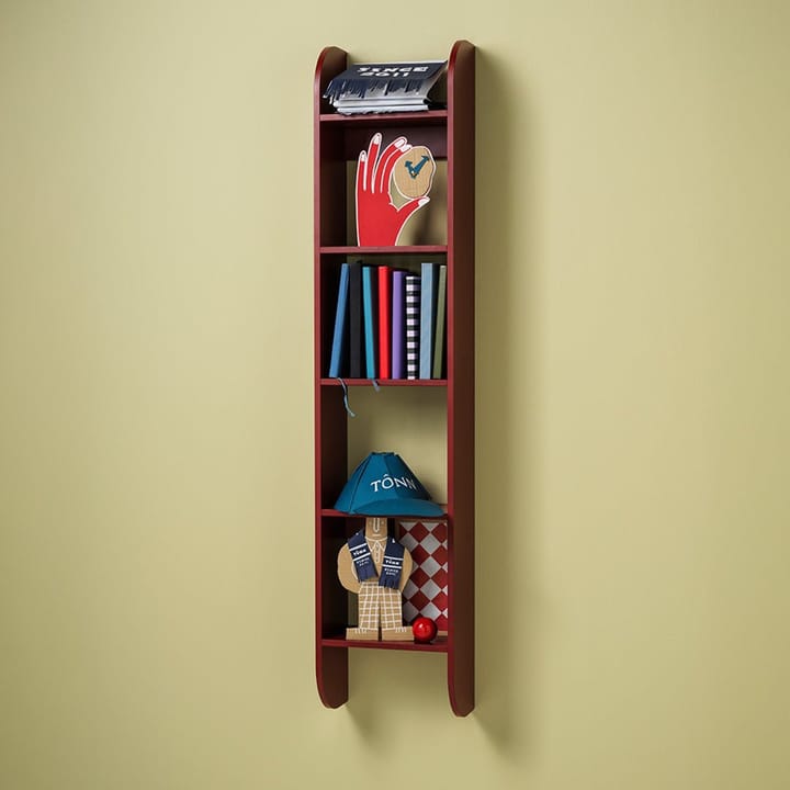 Flaneaur væghylde 27x128 cm, Burgundy TÔNN furniture