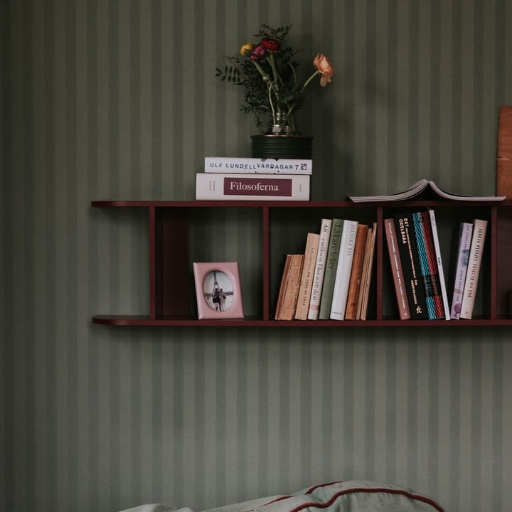 Flaneaur væghylde 27x128 cm, Burgundy TÔNN furniture