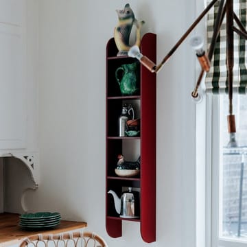 Flaneaur væghylde 27x128 cm - Burgundy - TÔNN furniture