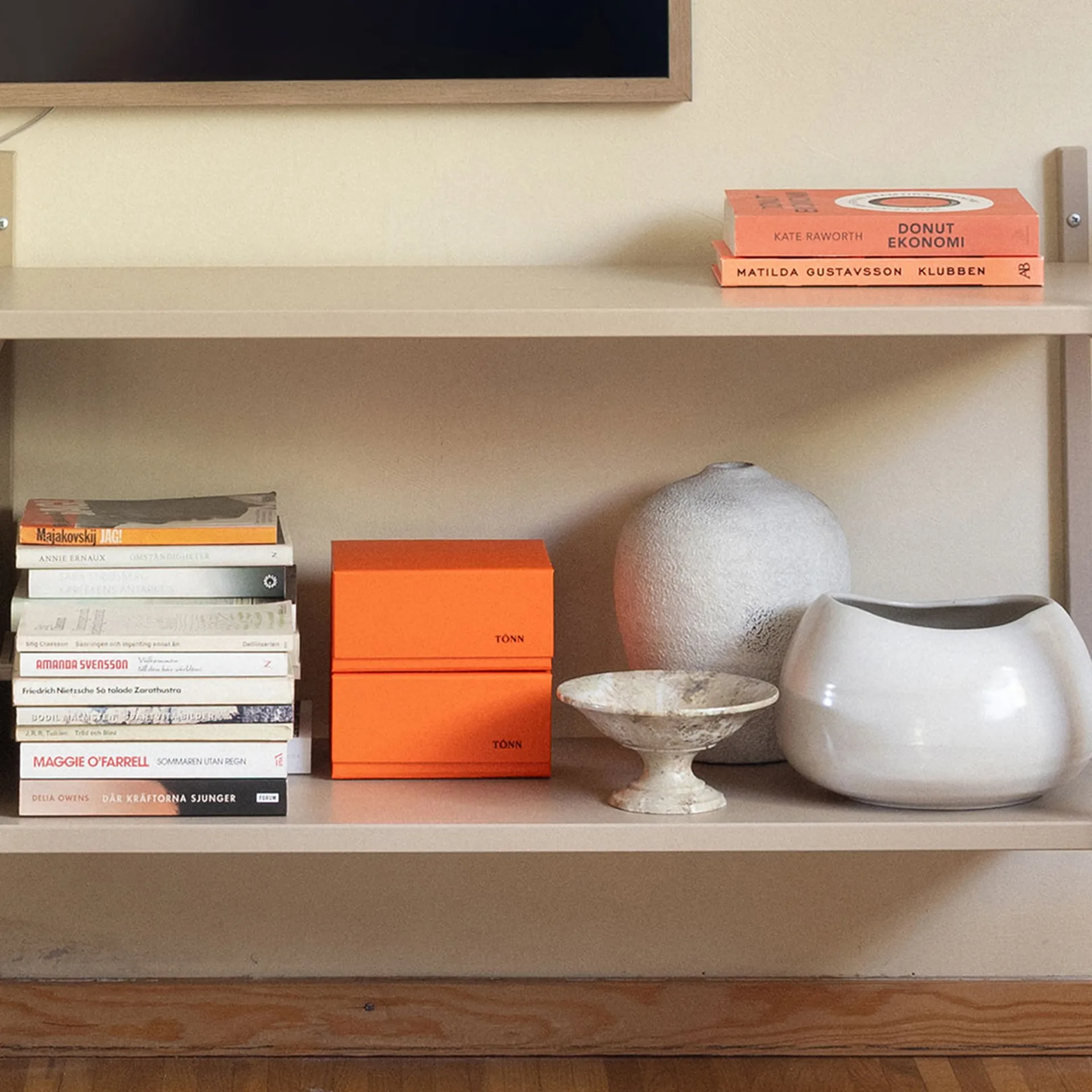 Pac box opbevaringsboks, Danish red, small 11×10,5×16 cm, 2-pak TÔNN furniture