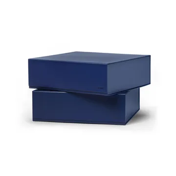 Pac box opbevaringsboks - Midnight blue, large 32,5x10,5x30 cm, 2-pak - TÔNN furniture