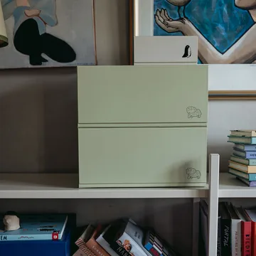 Pac box opbevaringsboks - TÔNN x MAJASBOK Elderflower green, 2-pak - TÔNN furniture