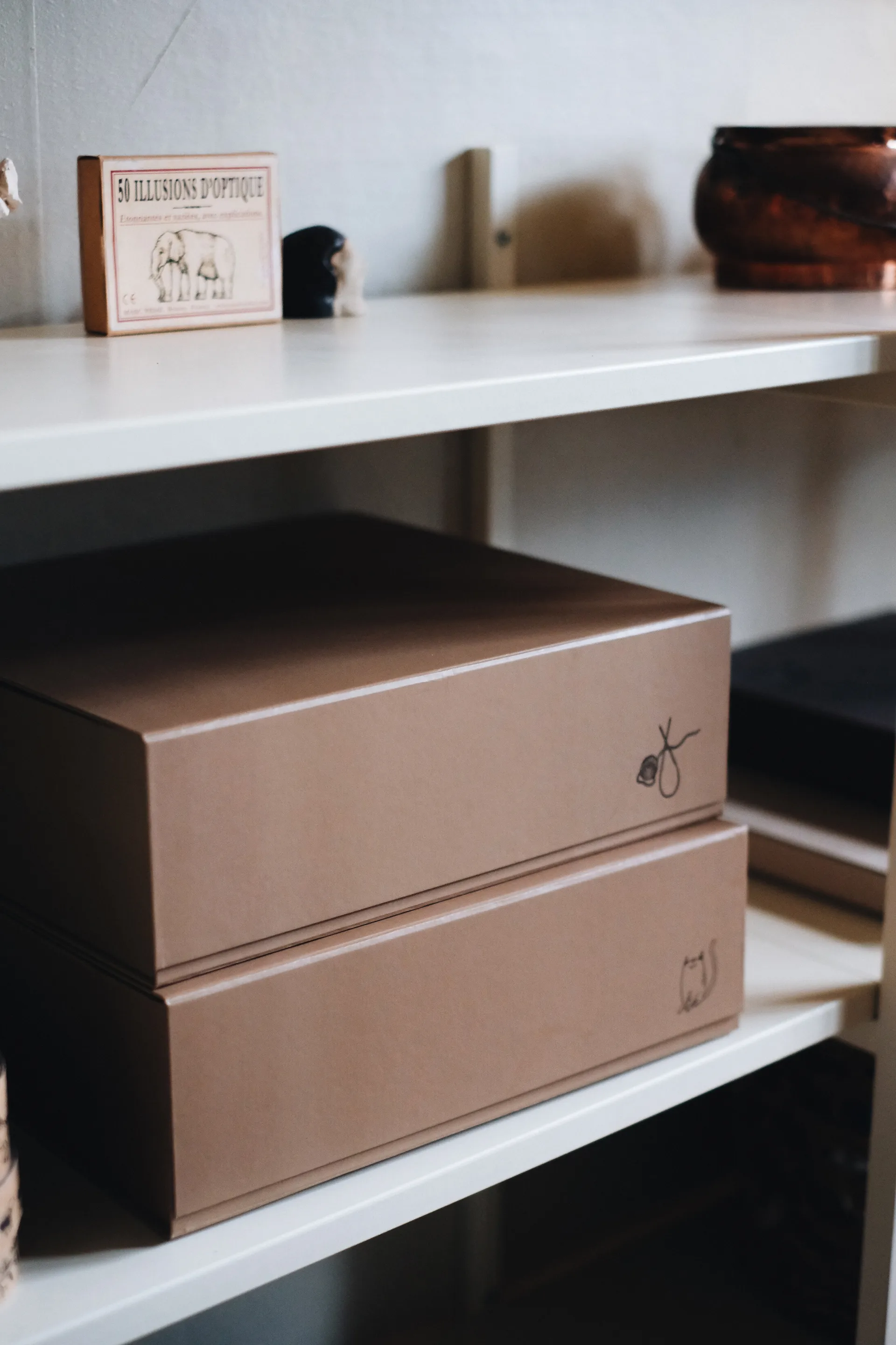 Pac box opbevaringsboks, TÔNN x MAJASBOK Mocca, 32,5x10,5x30 cm, 2-pak TÔNN furniture