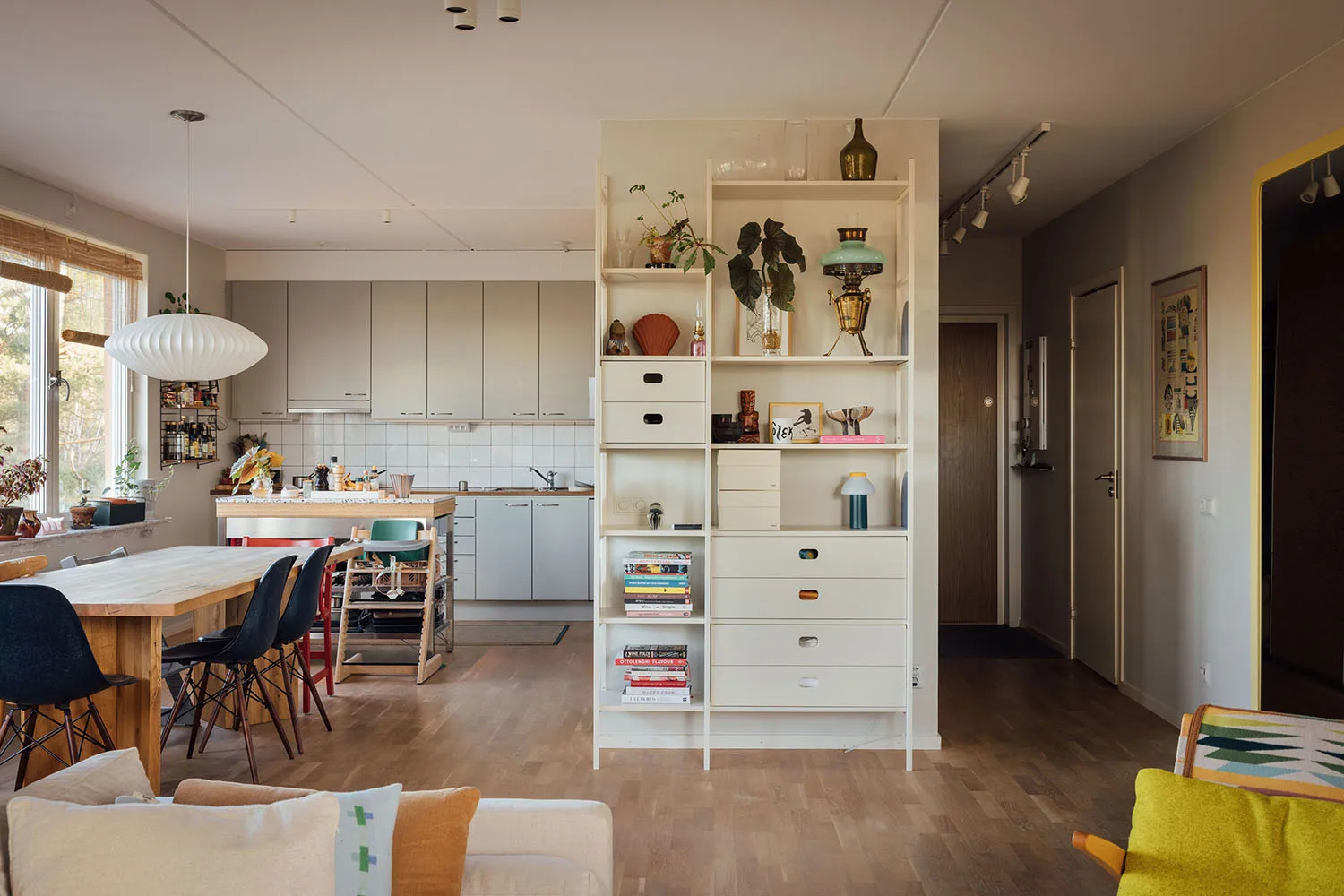 Portal bogreol 123 cm - Off-white,  TÔNN furniture