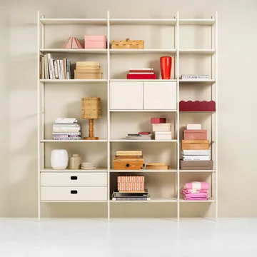 Portal bogreol 158 cm - Off-white - TÔNN furniture
