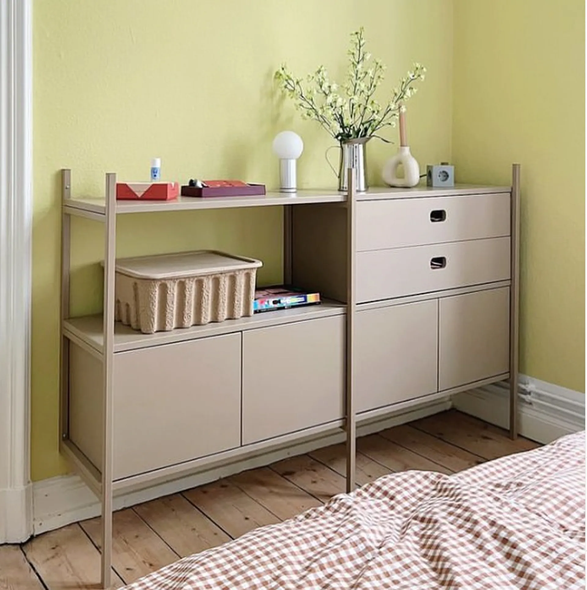 Portal bogreol small, Camel, 158 cm TÔNN furniture