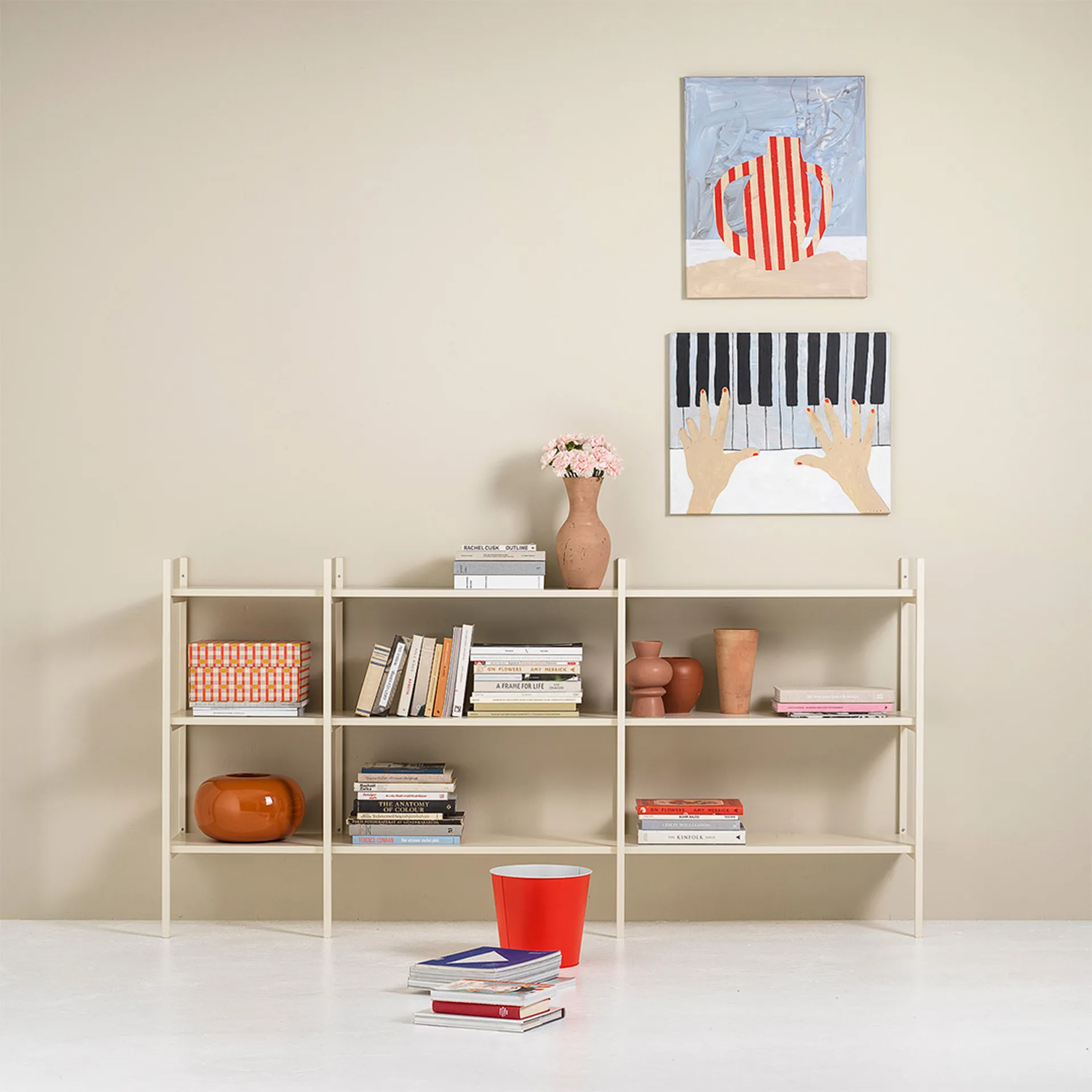 Portal bogreol small, Off white, 201 cm TÔNN furniture