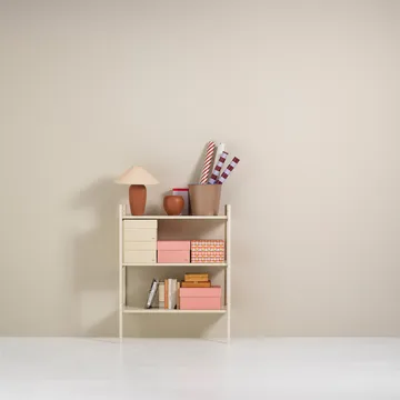 Portal bogreol small, Off white, 80 cm - TÔNN furniture