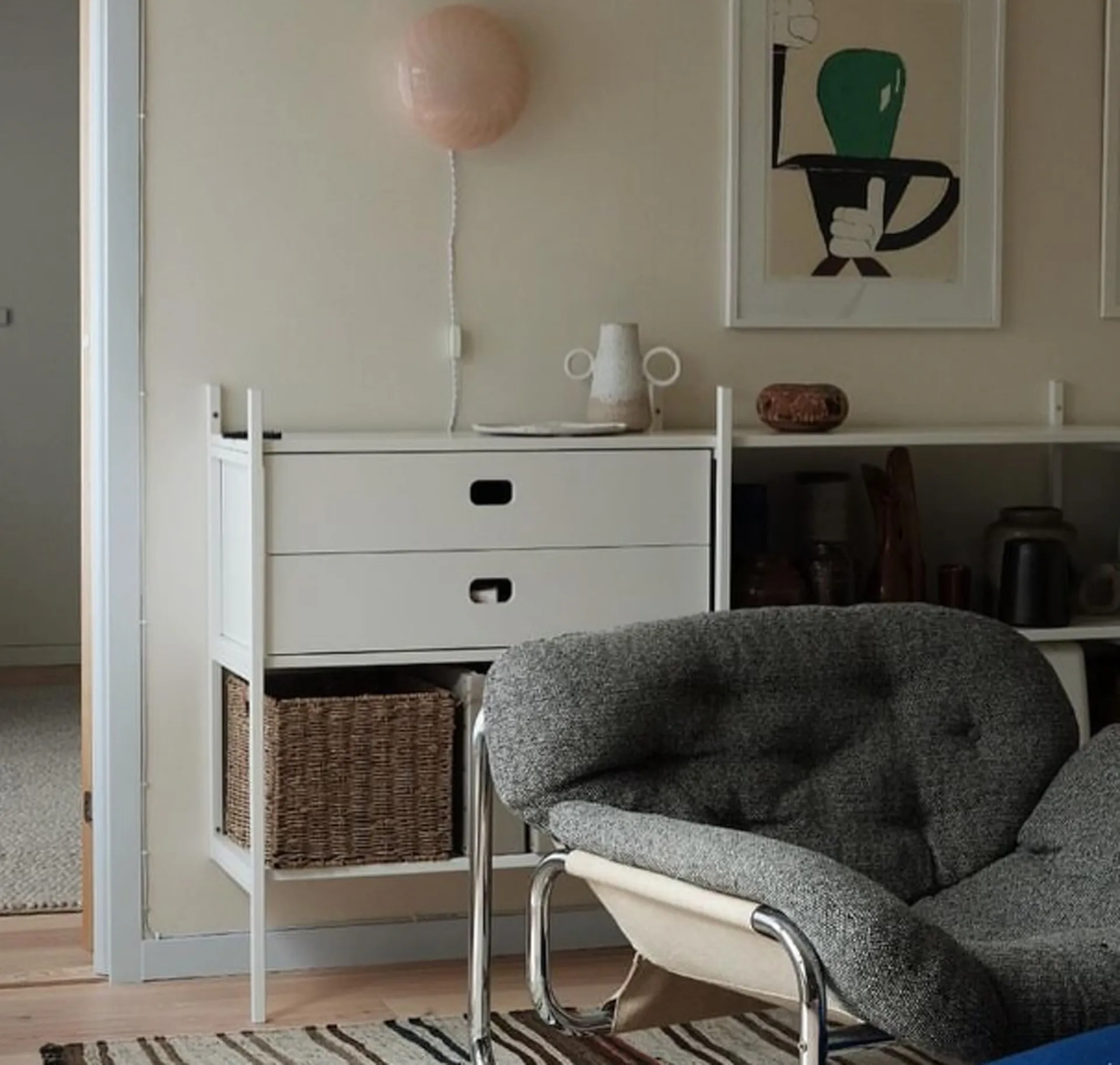 Portal bogreol small, White, 158 cm TÔNN furniture
