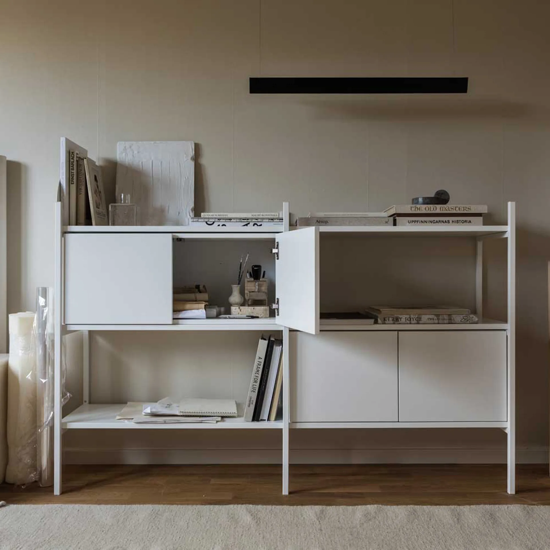 Portal bogreol small, White, 158 cm TÔNN furniture