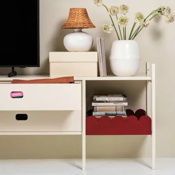 Portal TV-bænk 201 cm - Off-white - TÔNN furniture
