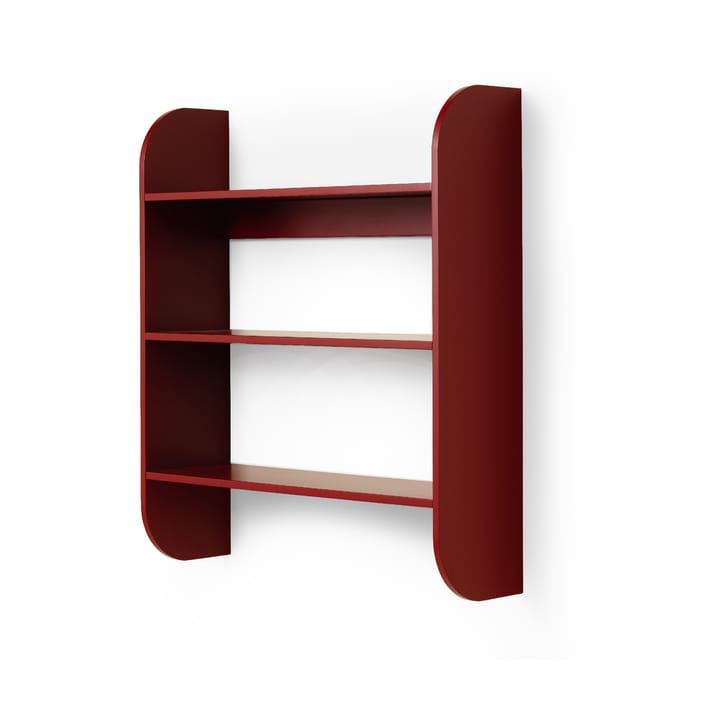 Strapats væghylde 62x73,6 cm - Burgundy - TÔNN furniture