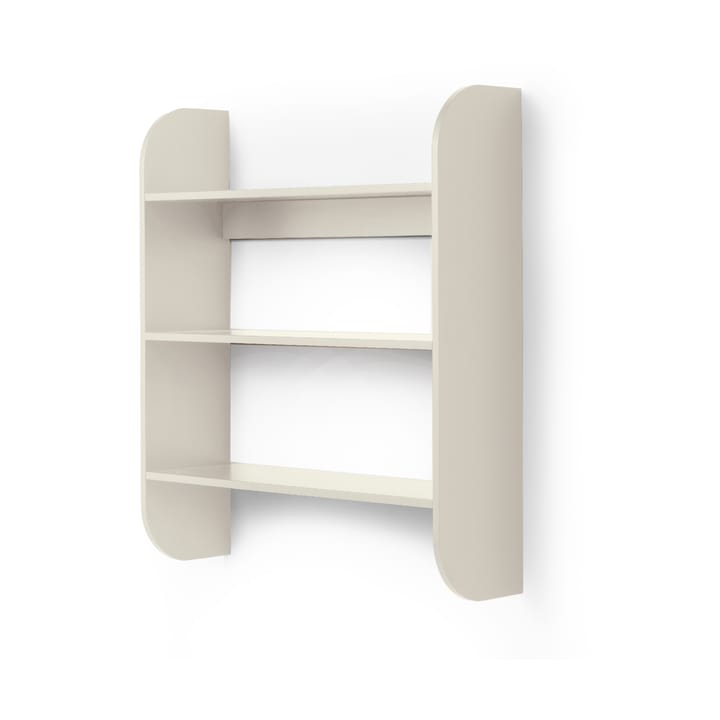 Strapats væghylde 62x73,6 cm - Off-white - TÔNN furniture