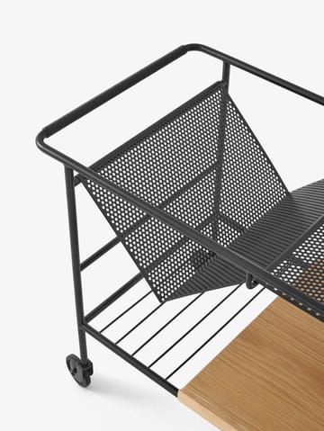 Alima opbevaringsvogn lakeret eg - Black & Lacquered oak - &Tradition