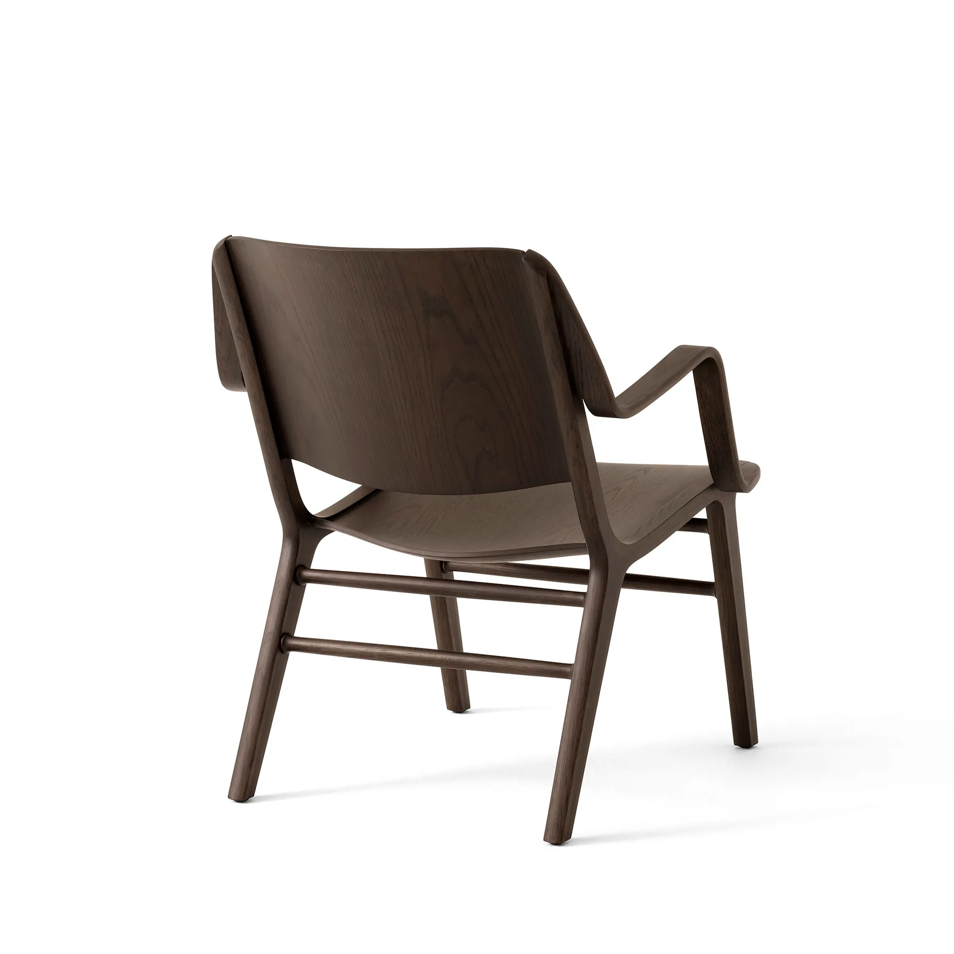 AX HM11 Lounge Chair med armlæn, Dark stained oak &Tradition