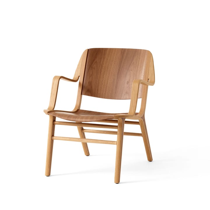 AX HM11 Lounge Chair med armlæn - Walnut-oak - &Tradition