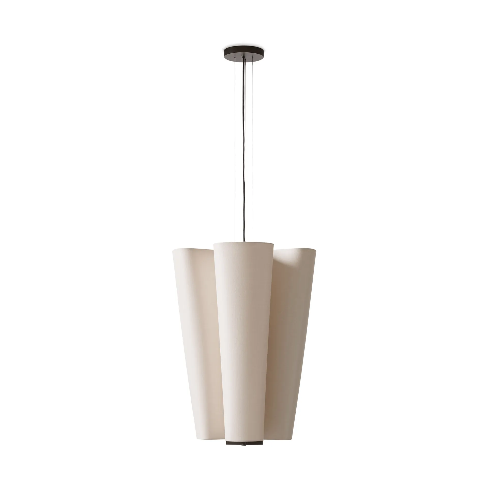 Bella chandelier pendel, SC114, Bronzed & Soft Canvas, Ø47,2 cm &Tradition