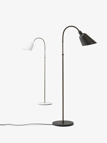 Bellevue AJ7 gulvlampe Anniversary Edition - Stone grey/Bronzed brass - &Tradition