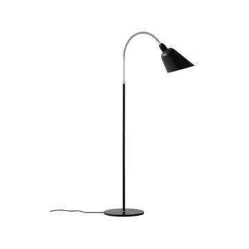 Bellevue AJ7 gulvlampe - black/steel - &Tradition