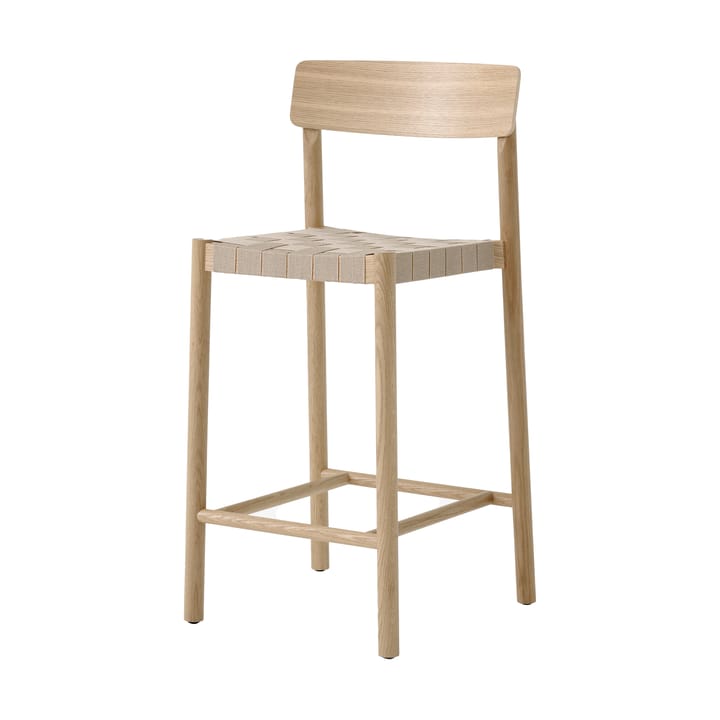 Betty TK12 Counter Chair barstol 65 cm - Naturfarvet hør-lakeret eg - &Tradition