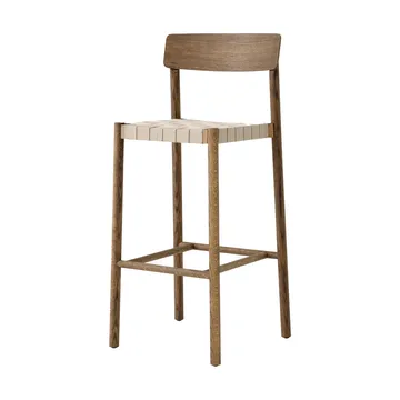 Betty TK15 Bar Chair barstol 75 cm - Røget eg-naturfarvet hør - &Tradition