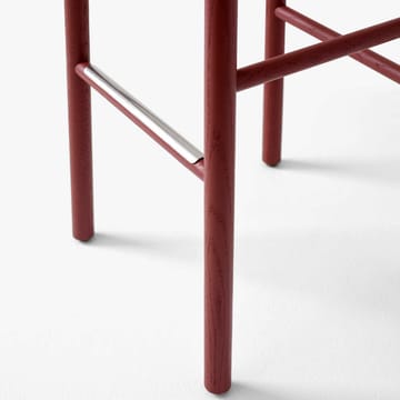 Betty TK8 barstol - oak, naturflettet lærredssæde - &Tradition