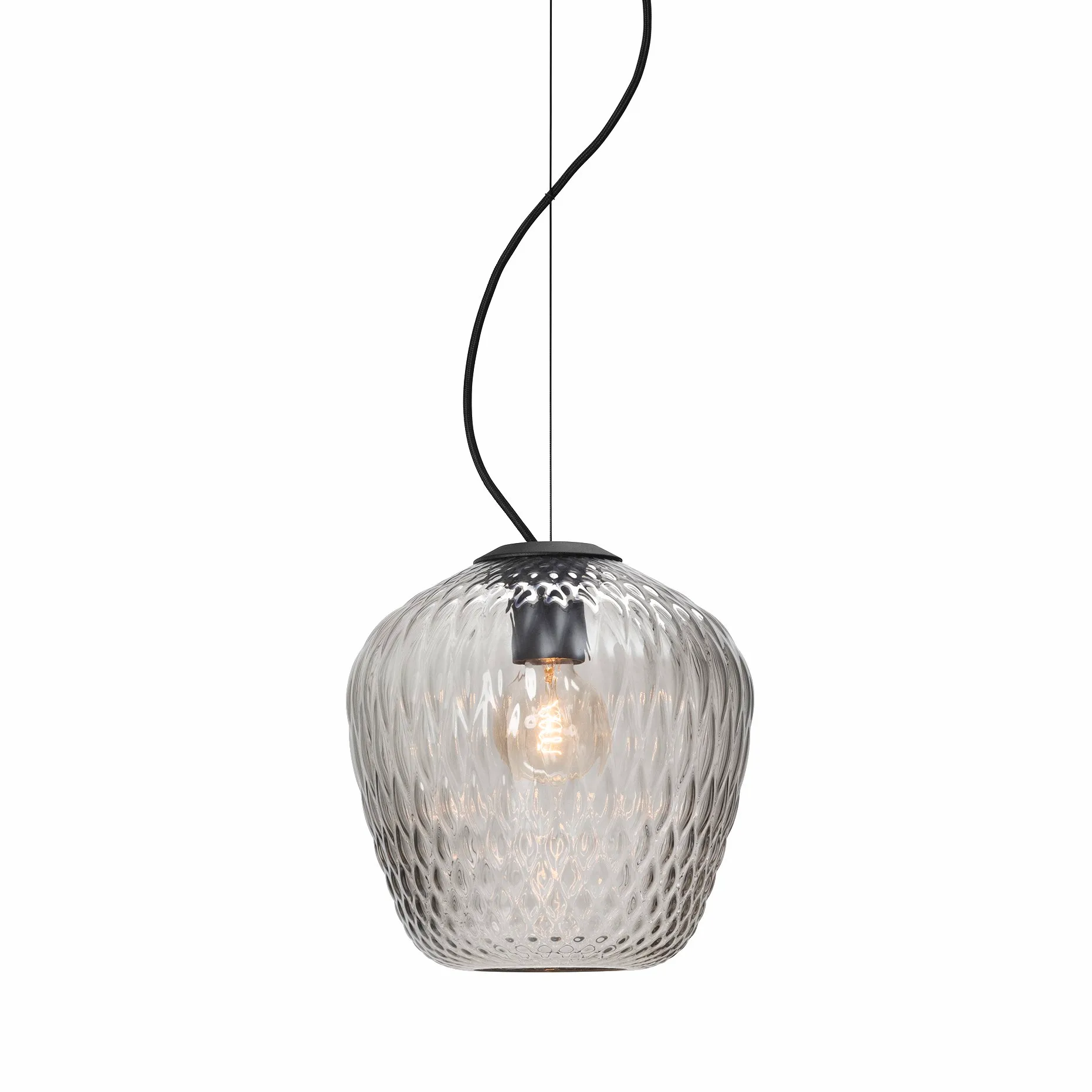 Blown loftlampe, sølv &Tradition