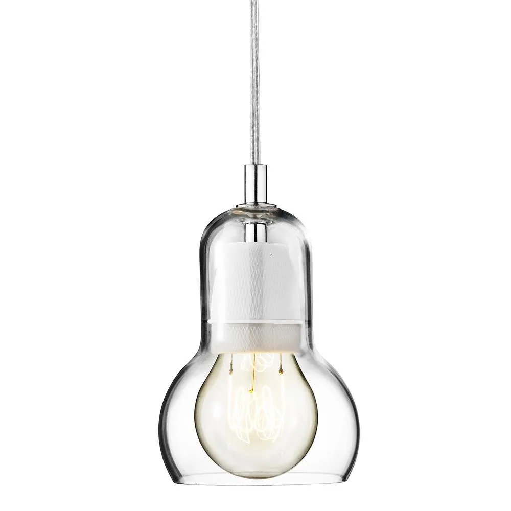 Bulb pendel SR1, transparent ledning &Tradition