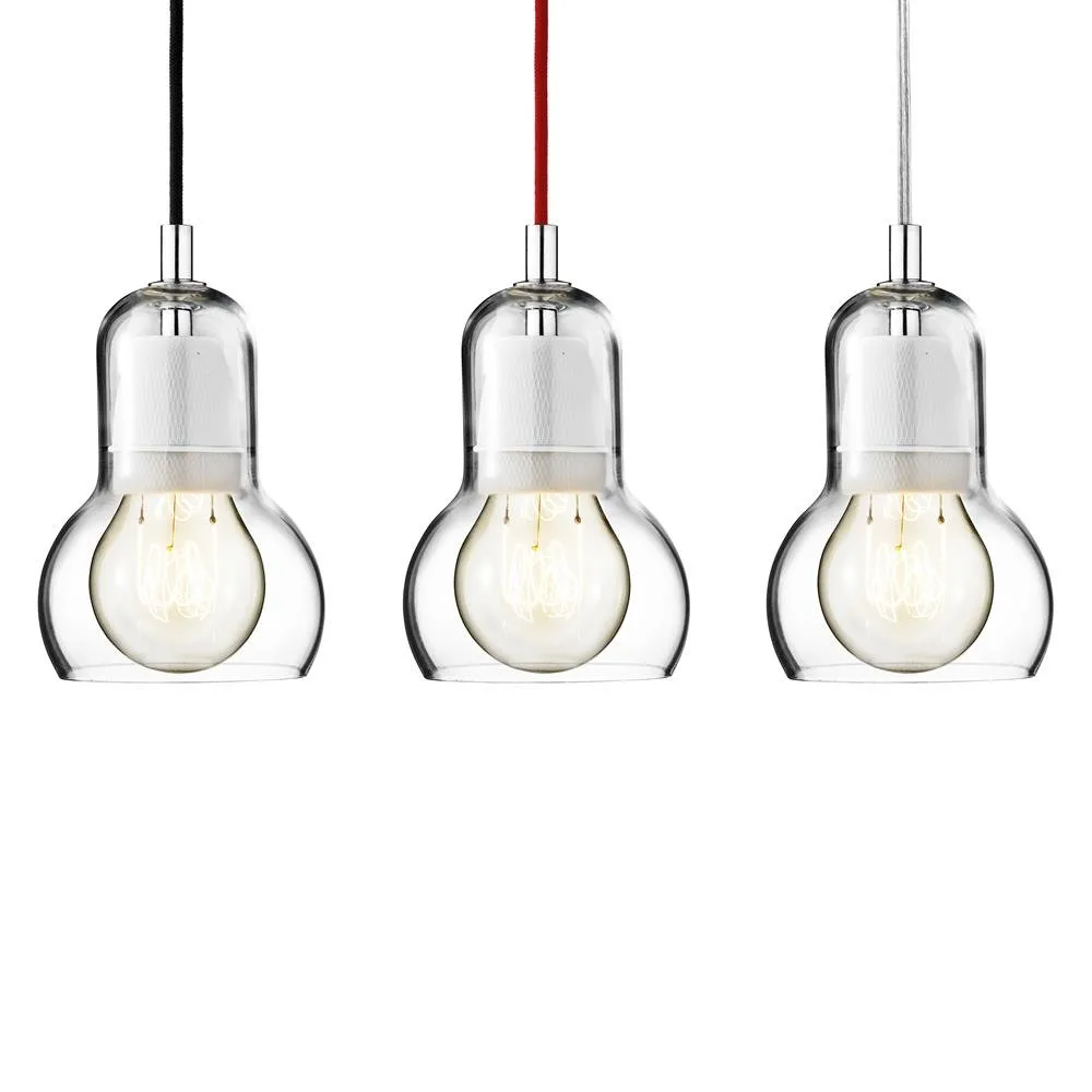 Bulb pendel SR1, transparent ledning &Tradition